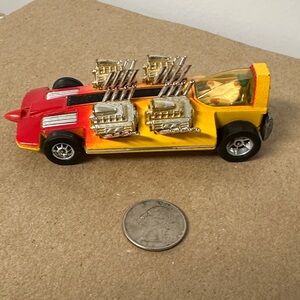 Corgi Toys WHIZZWHEELS Adam Drag Star Mazak Die-Cast with spring bumper